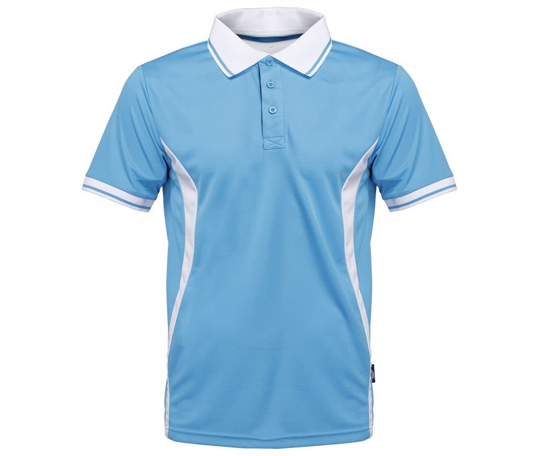 SPORT POLO MEN coloris Azur / Blanc