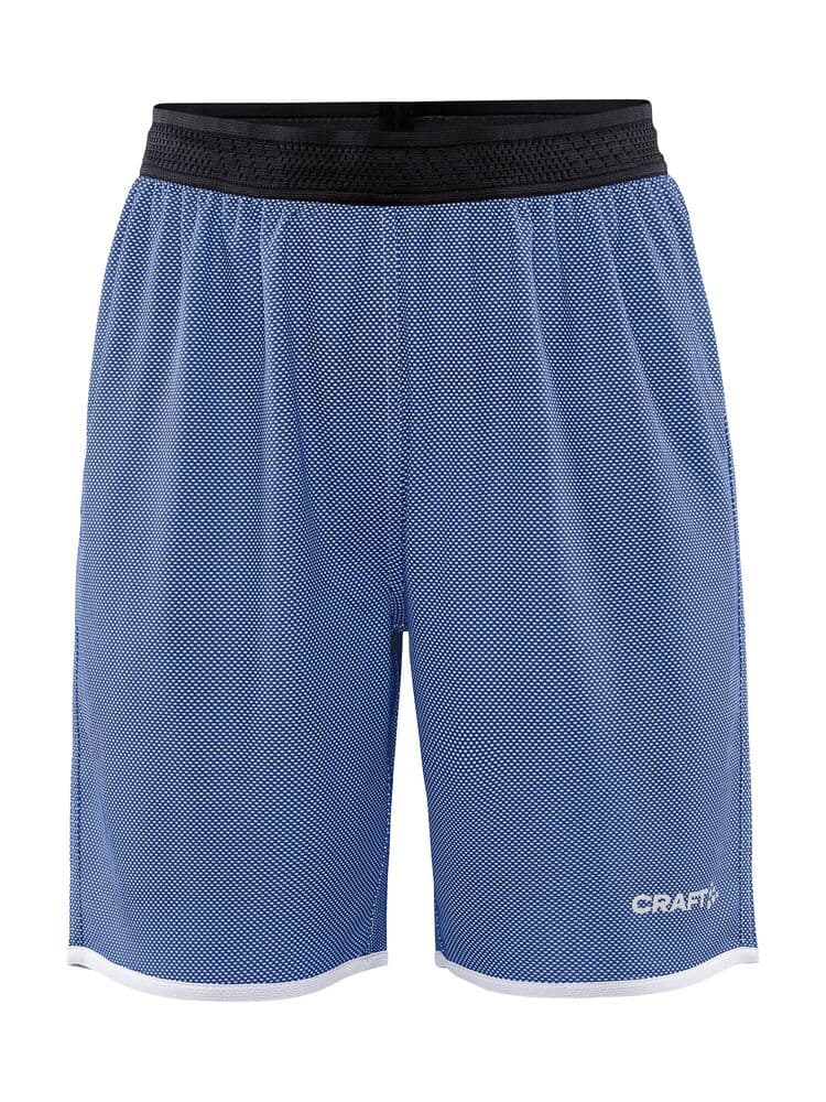 Craft Progress reversible basket shorts w coloris Bleu / Blanc