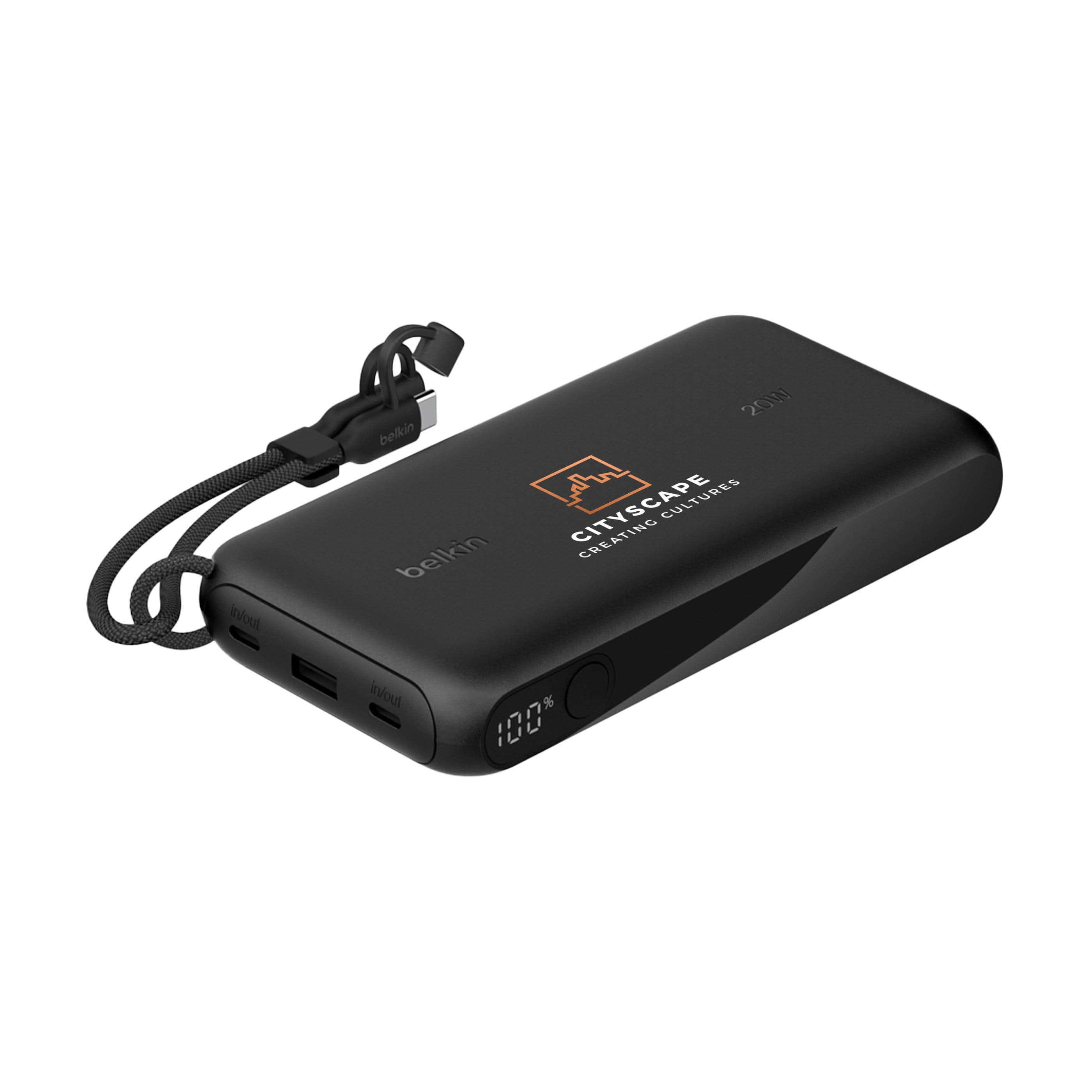 Banque d'énergie Belkin BoostCharge 20K avec écran