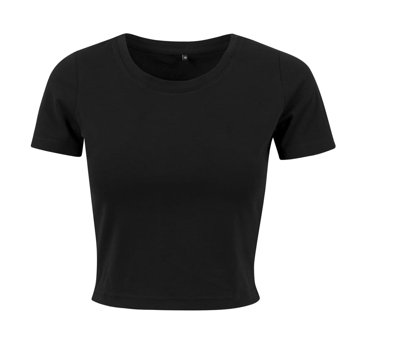 LADIES CROPPED TEE coloris Noir