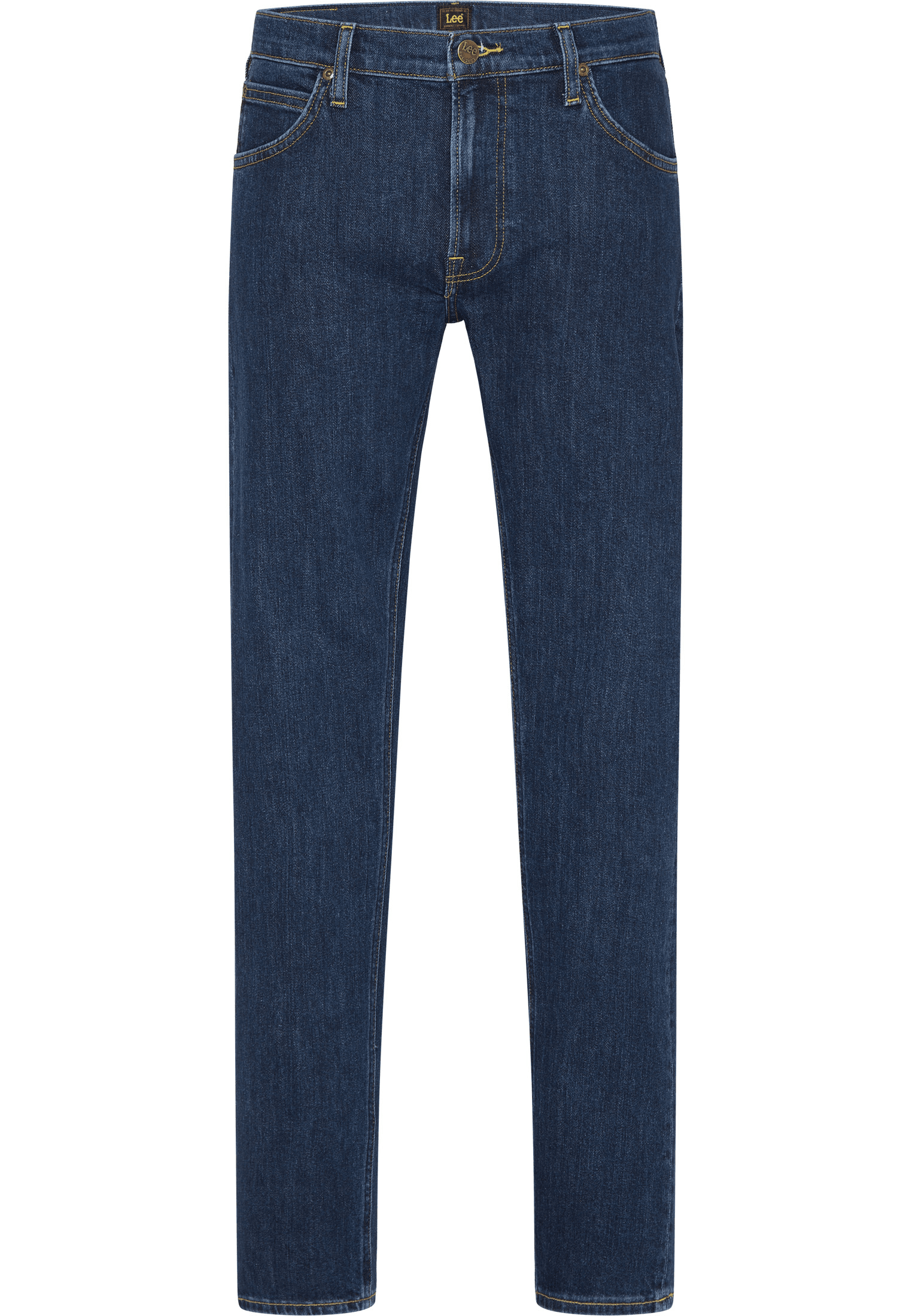 Jean homme Daren zip coloris Pierre foncé profond