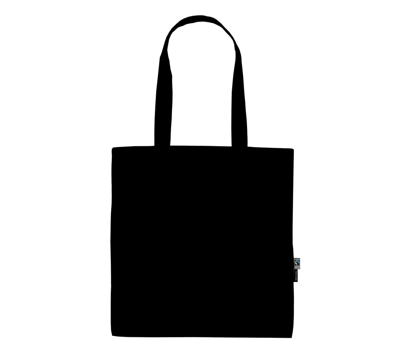 SHOPPING BAG, LONG HANDLES coloris Noir