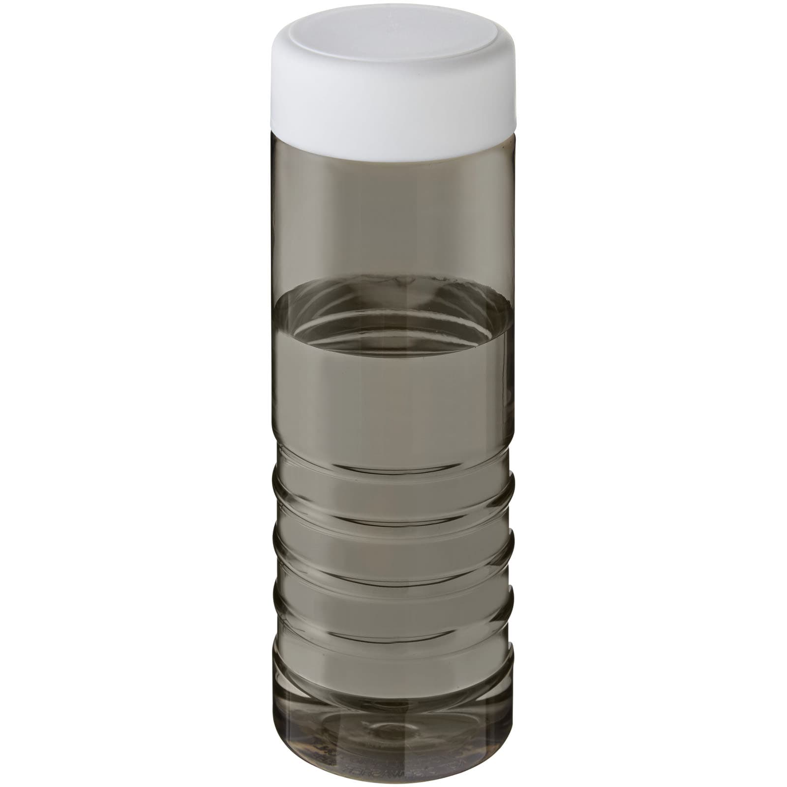 Bouteille de sport H2O Active® Eco Treble de 750 ml avec couvercle vissé coloris Charbon