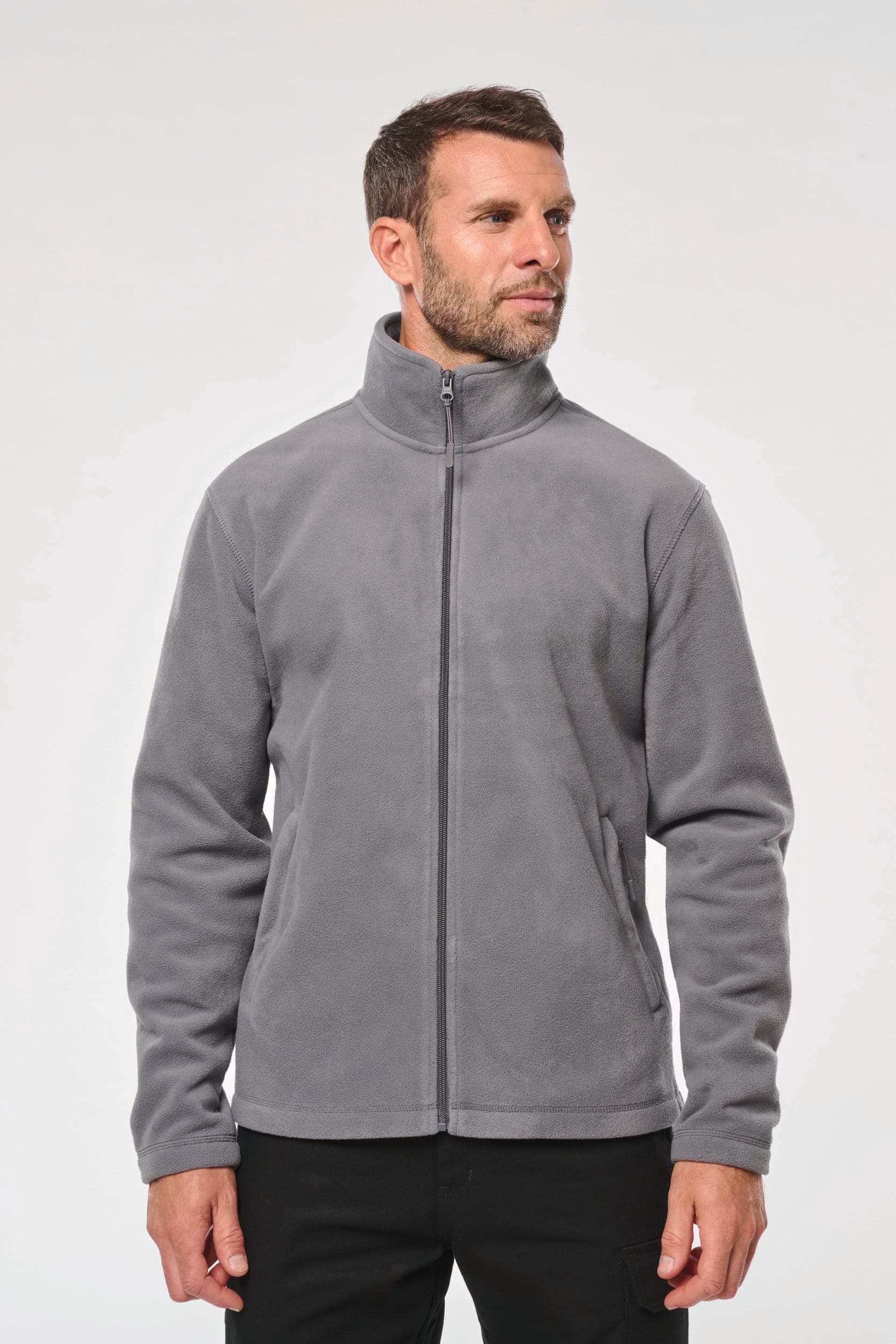 Veste micropolaire zippée homme