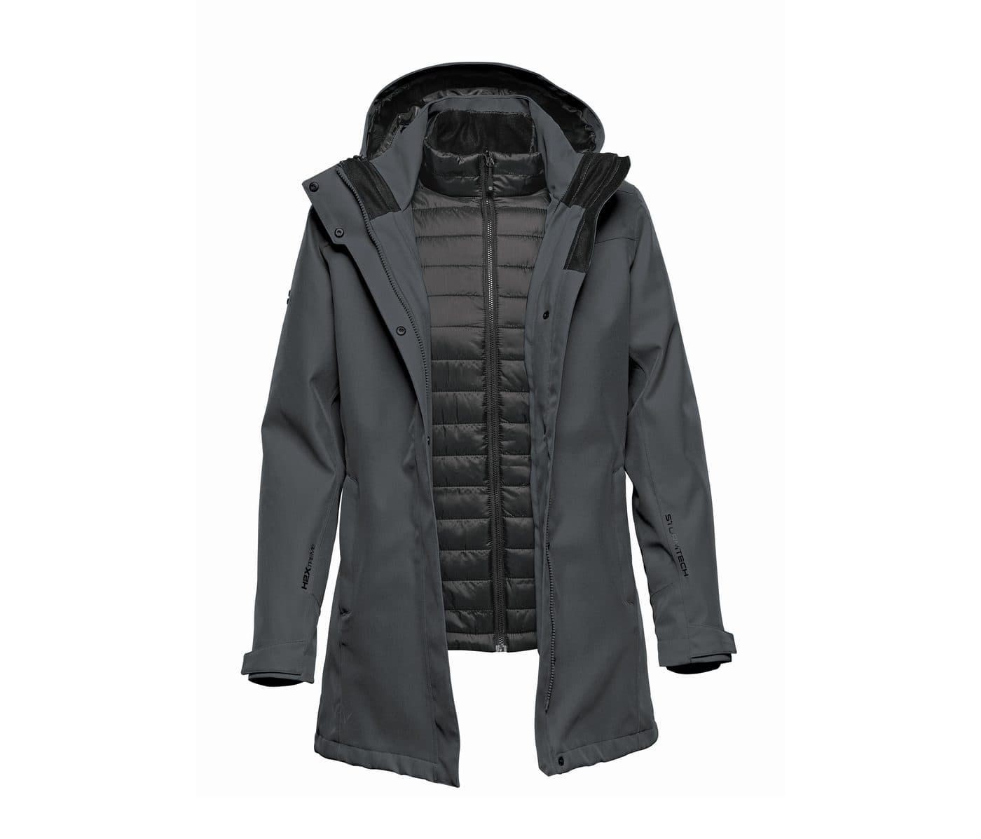 W'S AVALANTE SYSTEM JACKET coloris Gris charbon sergé