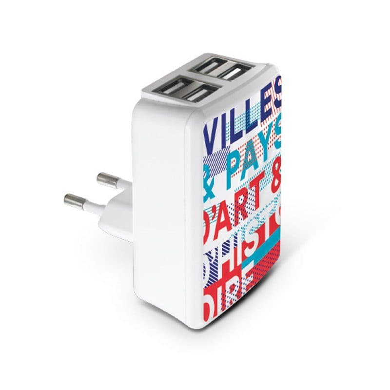 CHARGEUR ADAPTATEUR USB SECTEUR en situation