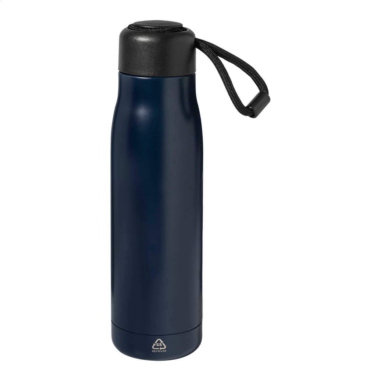 Bouteille isotherme en RSS coloris Bleu foncé