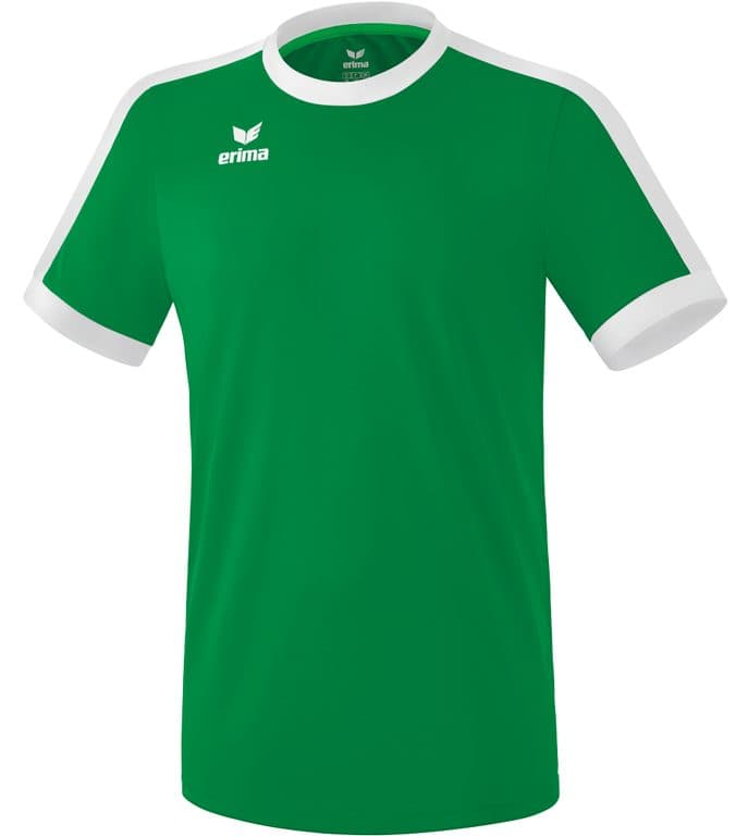 Maillot Retro Star coloris Émeraude / Blanc
