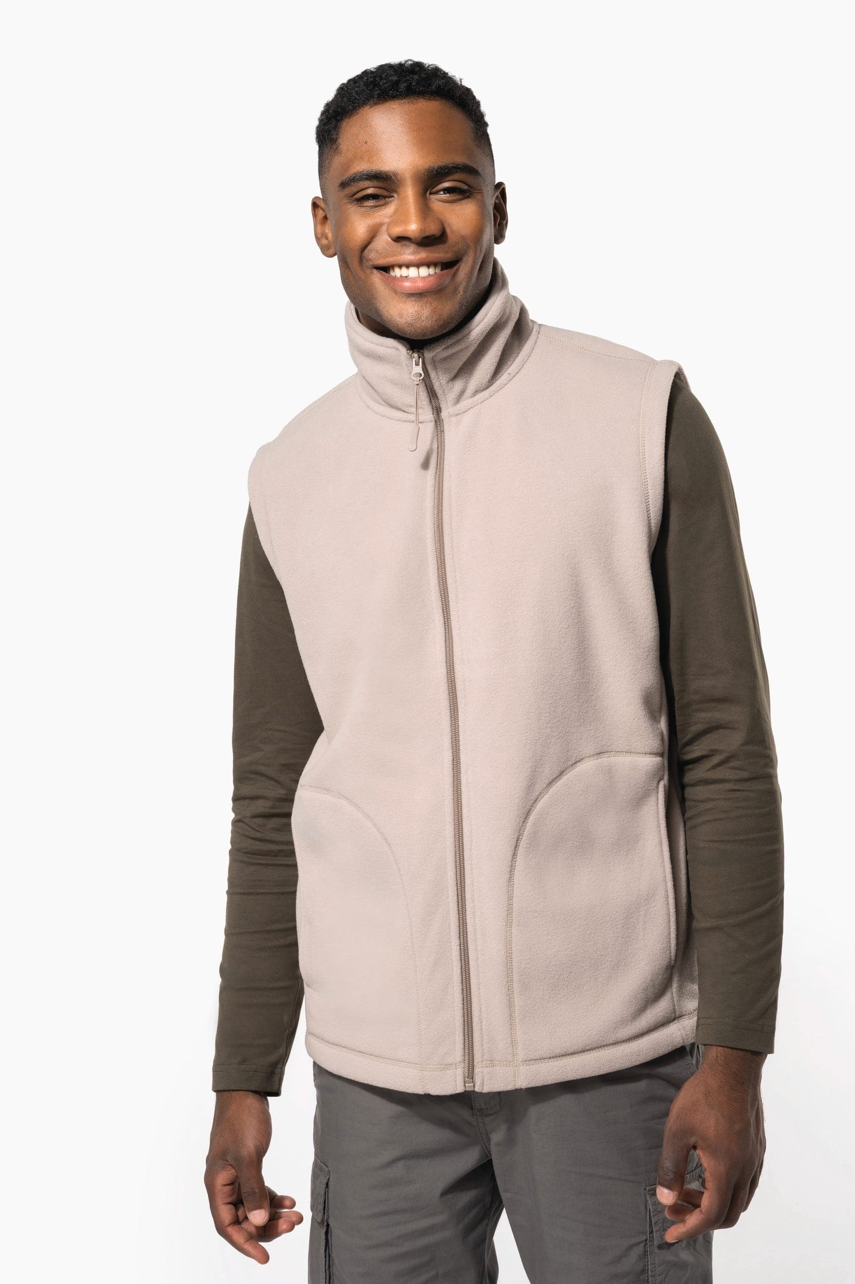 Bodywarmer micropolaire homme