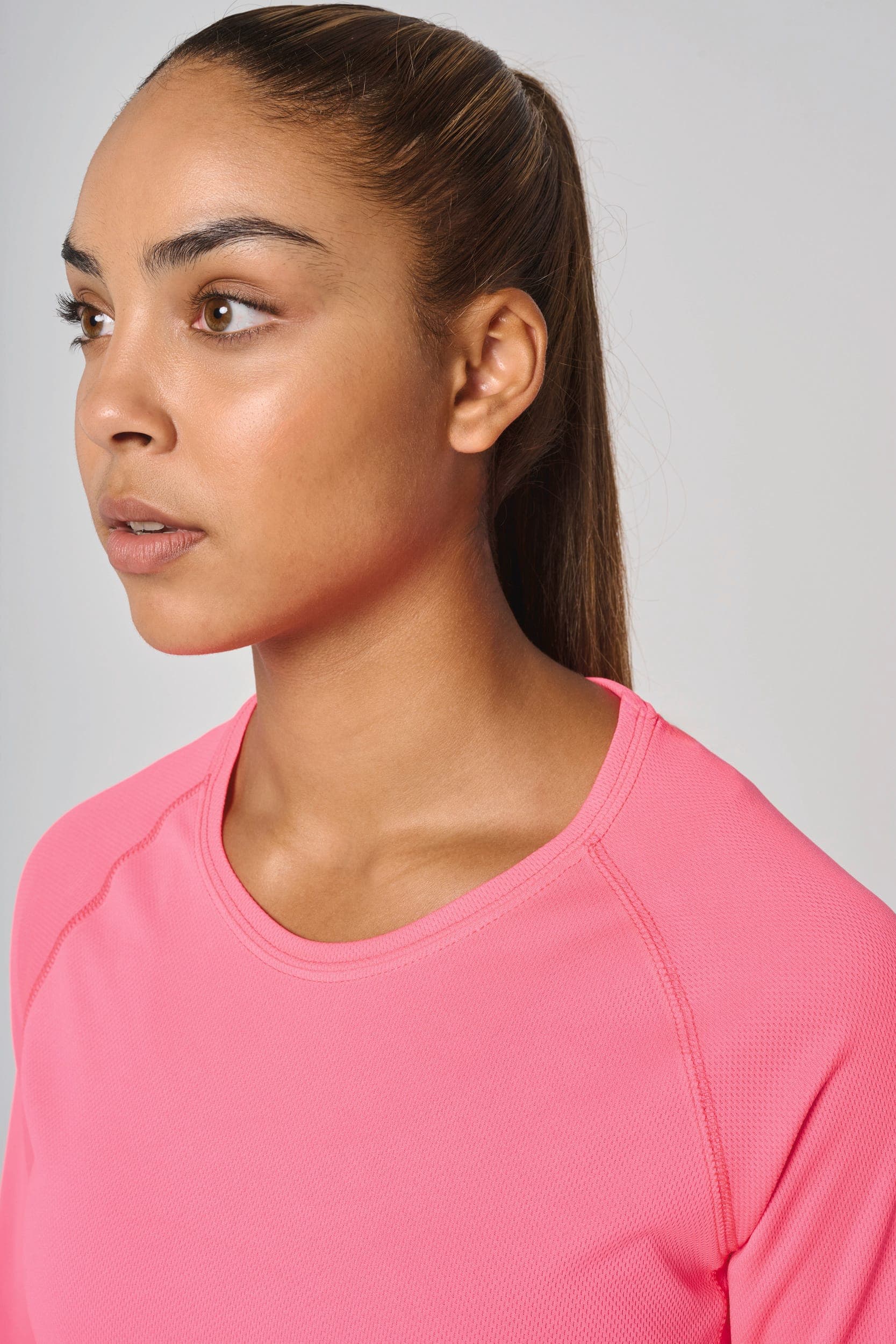 T-shirt de sport manches longues femme en situation