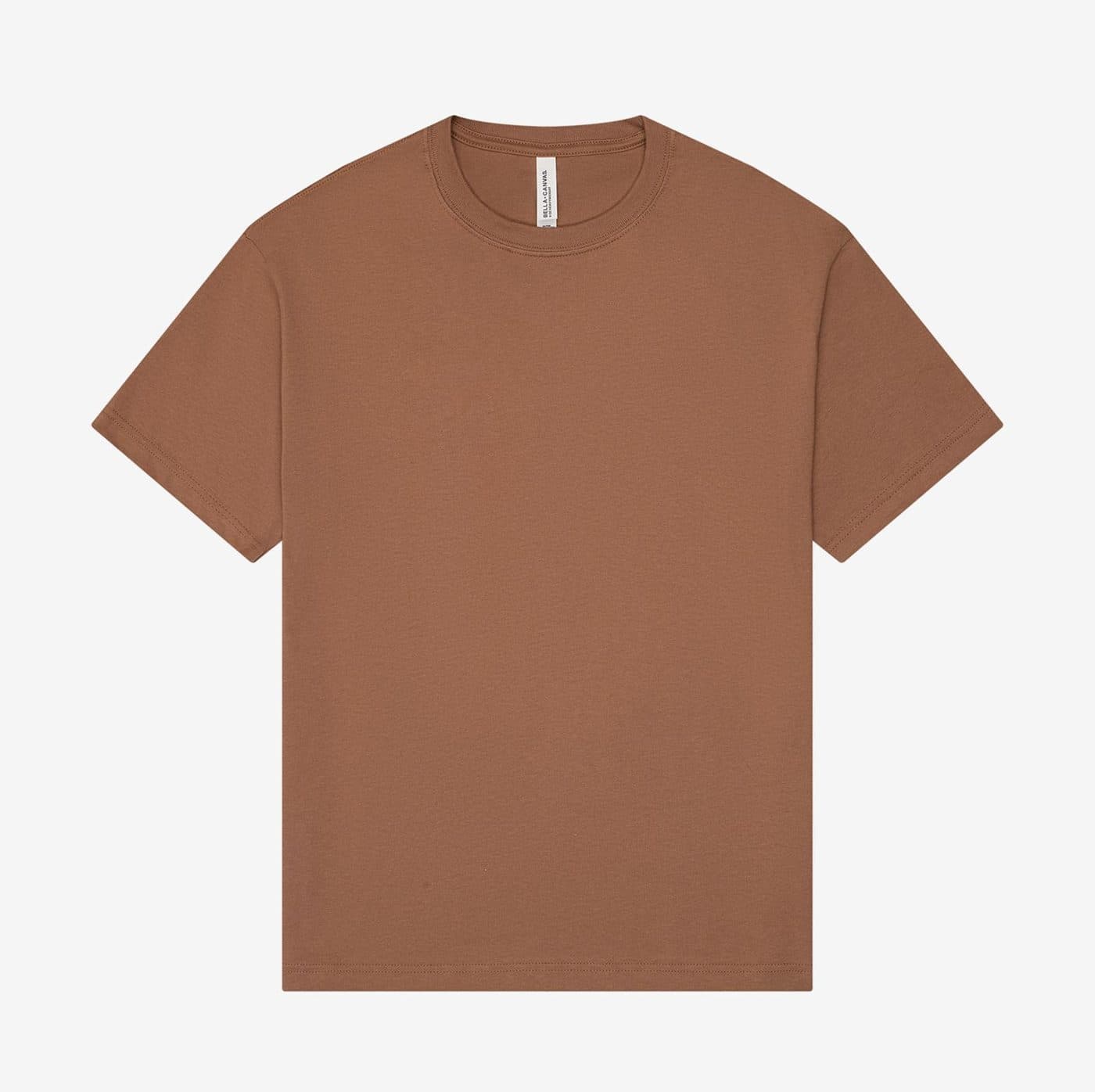 UNISEX HEAVY BOXY TEE coloris Marron vintage