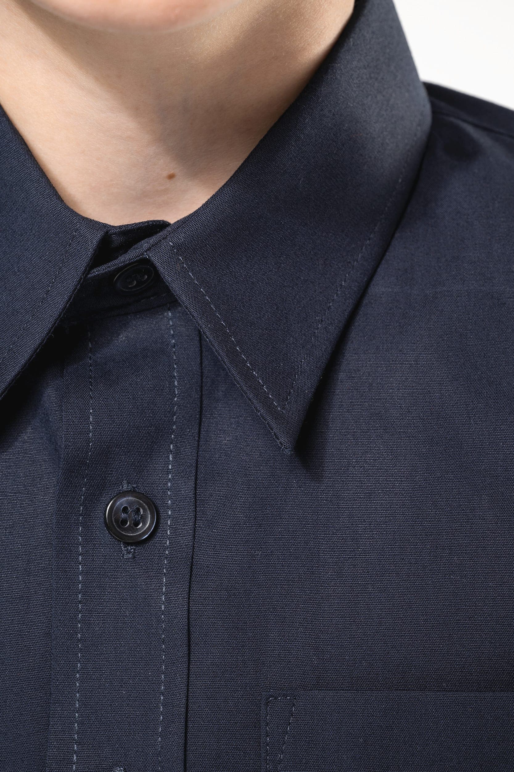 Chemise popeline manches courtes enfant en situation