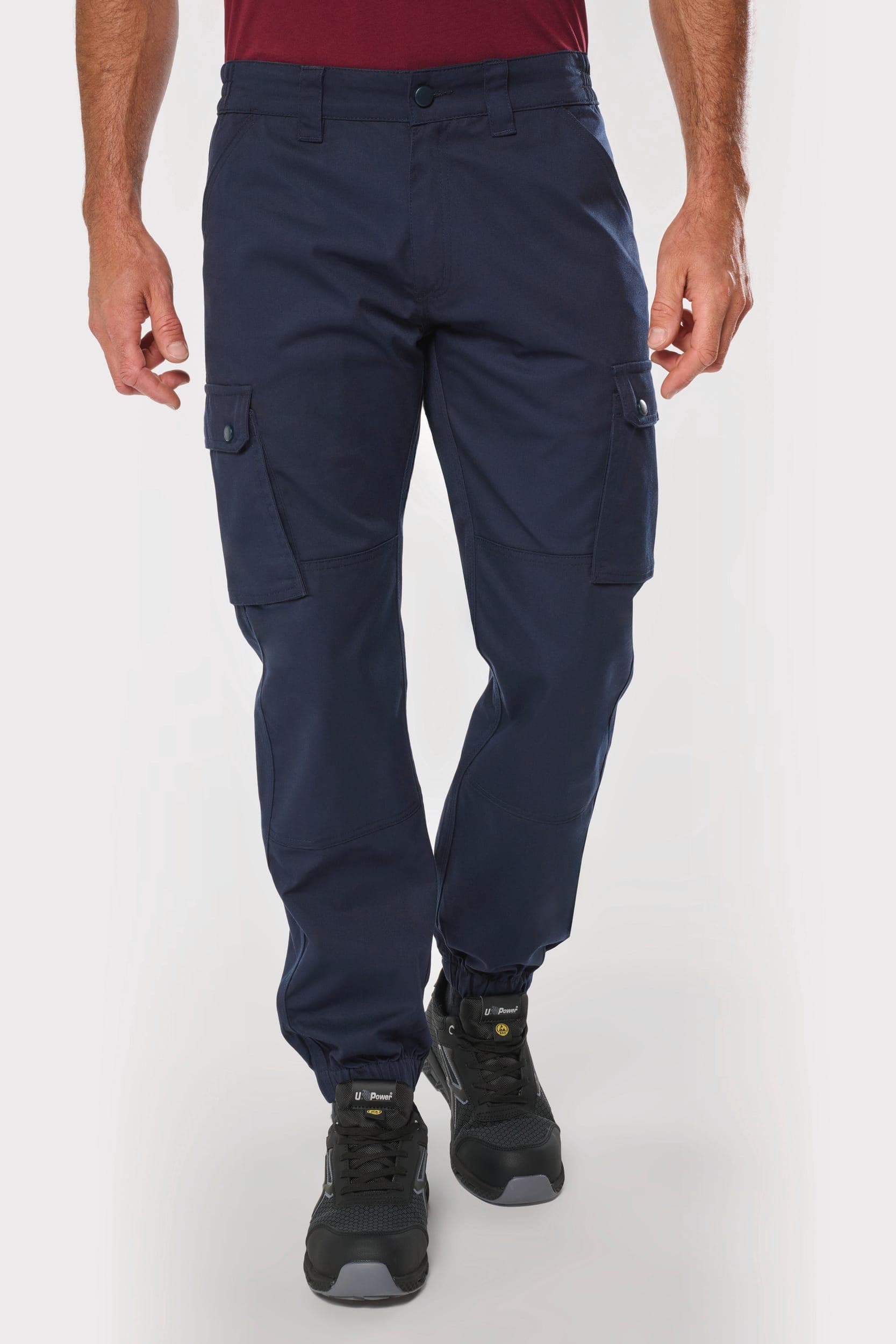 Pantalon cargo unisexe avec bas élastiqué
