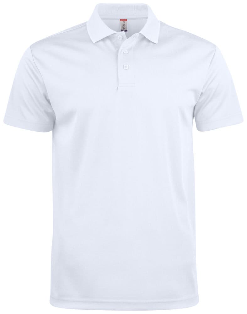 Clique Basic Active Polo coloris Blanc