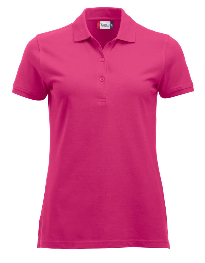 Clique Classic Marion S/S Polo coloris Vif cerise