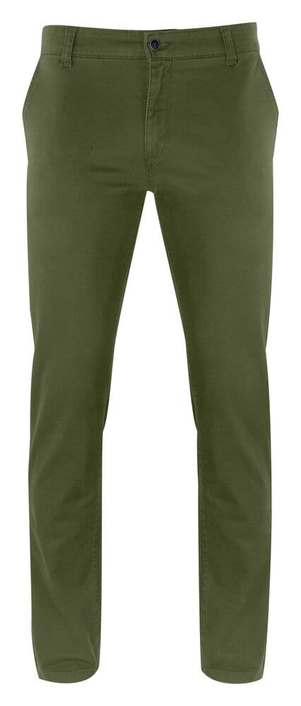 Officer Pantalon Hommes coloris Vert Mousse