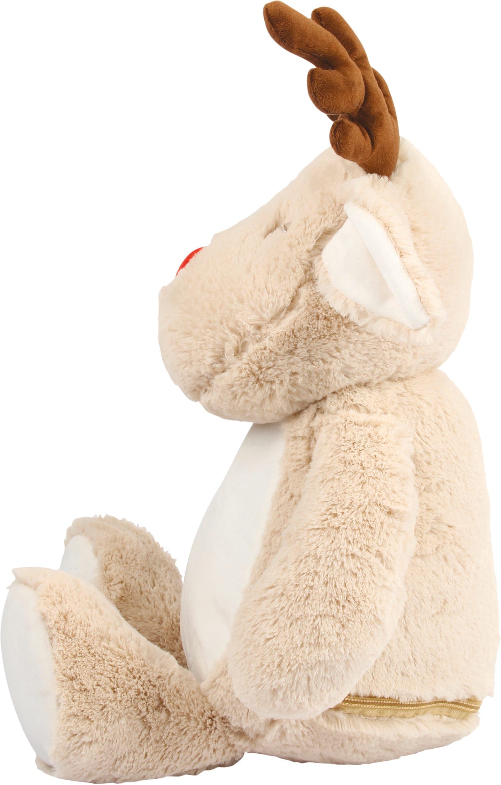 Peluche zippée Renne en situation