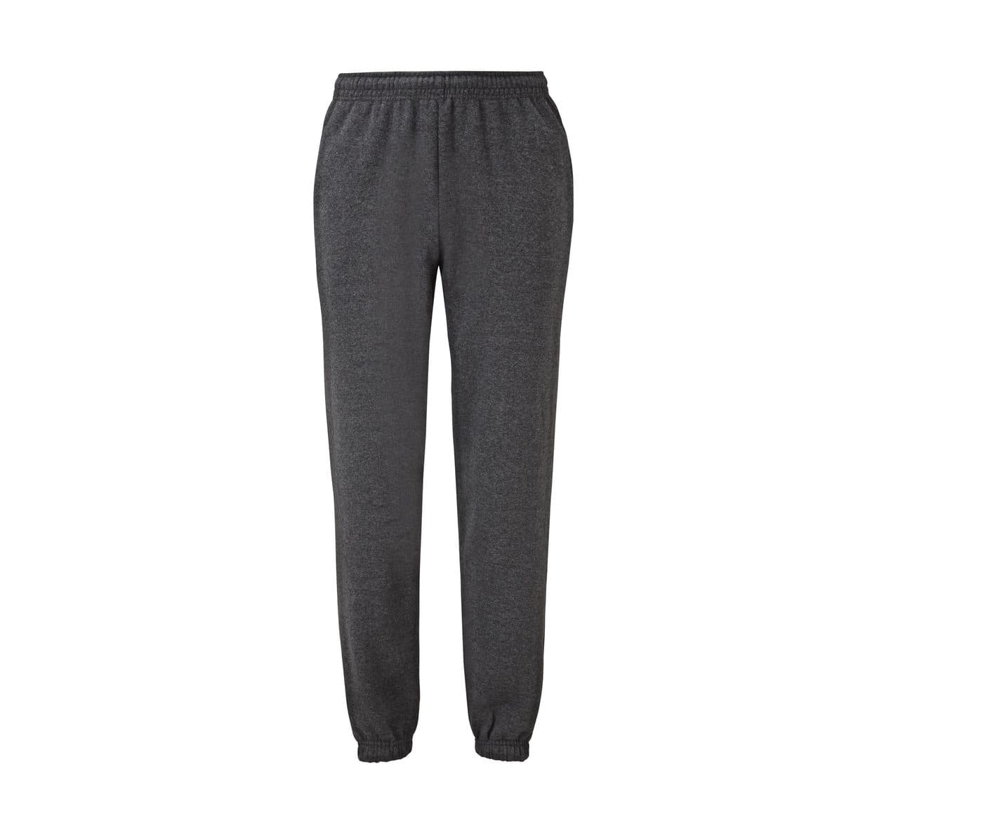 CLASSIC ELASTICATED CUFF JOG PANTS coloris Gris chiné foncé