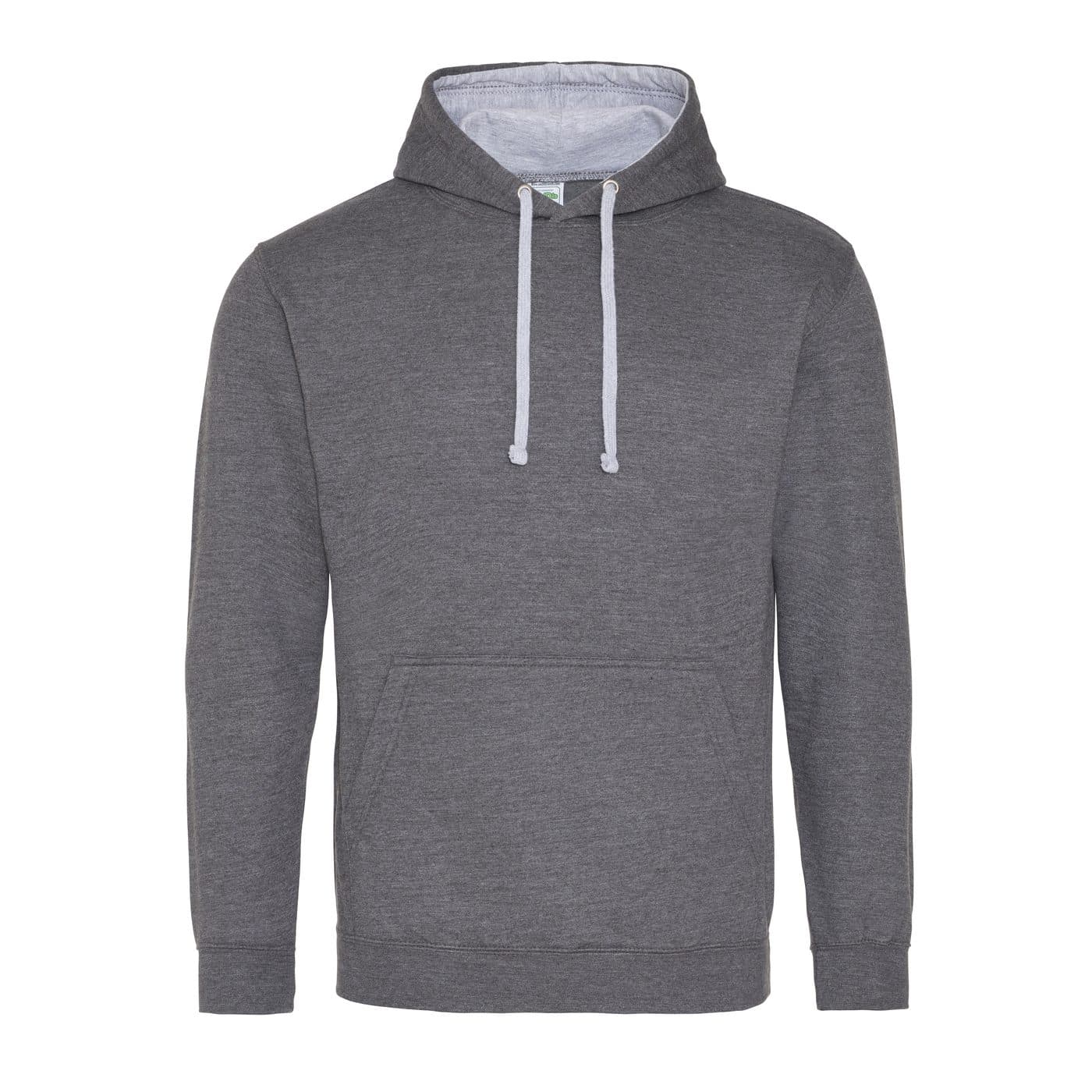 VARSITY HOODIE coloris Gris charbon / Gris chiné