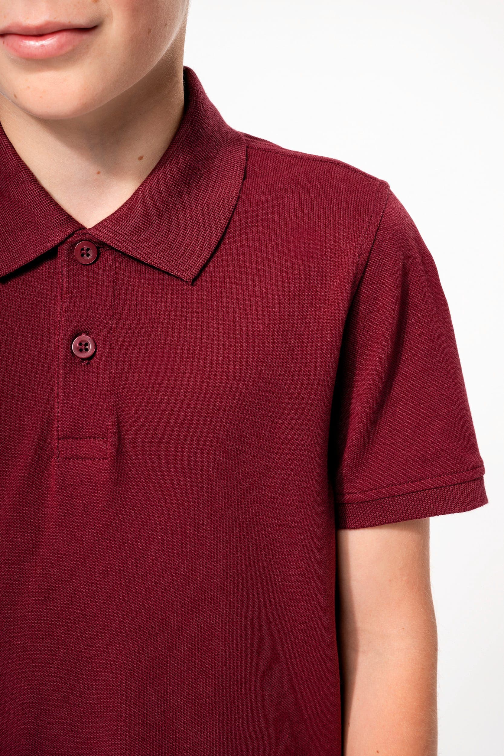 Polo piqué Bio180 enfant en situation