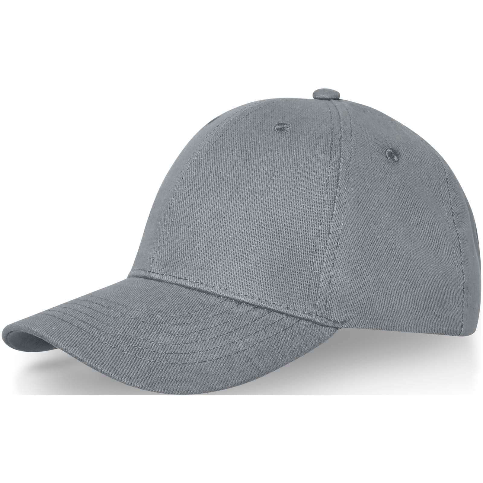 Casquette de 260 g/m² Davis 6 panneaux coloris Gris