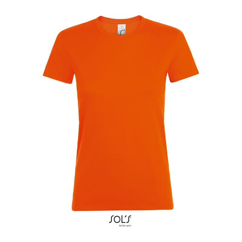 SOL'S REGENT WOMEN - ROUND COLLAR T-SHIRT coloris Orange