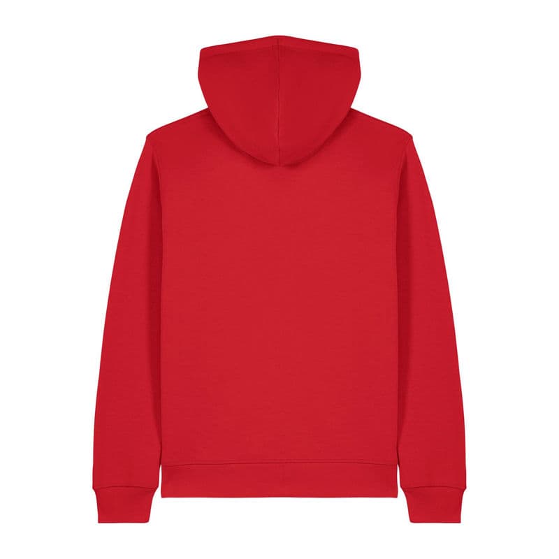 Mixer unisex zip-thru hoodie coloris Rouge