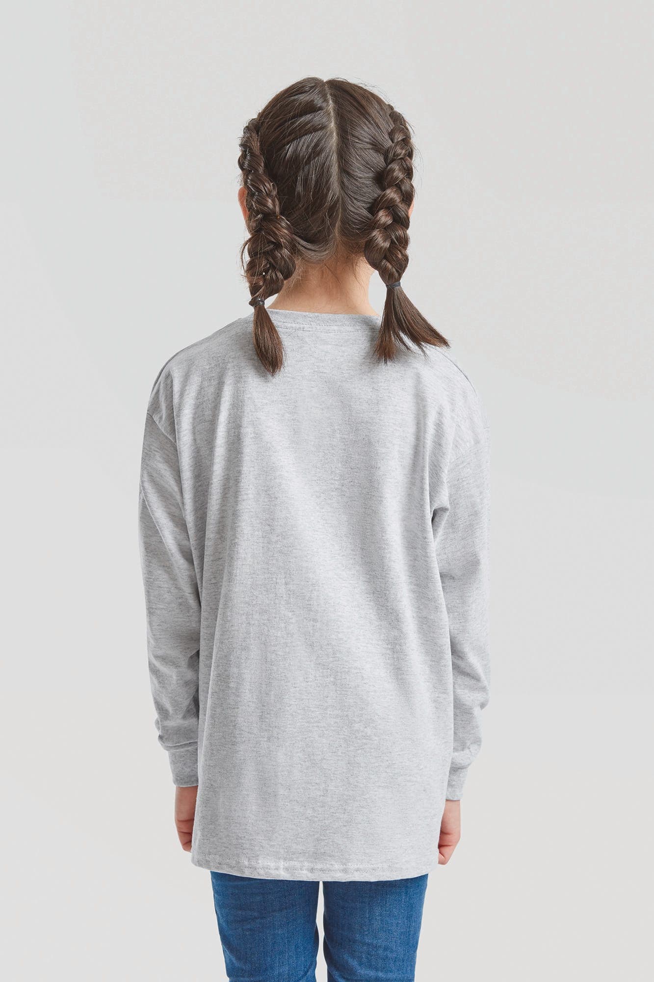 T-shirt enfant manches longues Valueweight (61-007-0) en situation