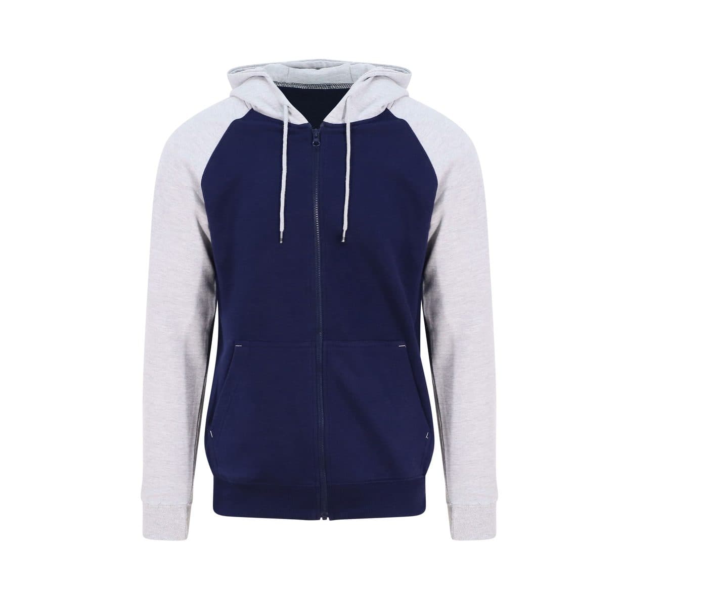 BASEBALL ZOODIE coloris Marine oxford / Gris chiné