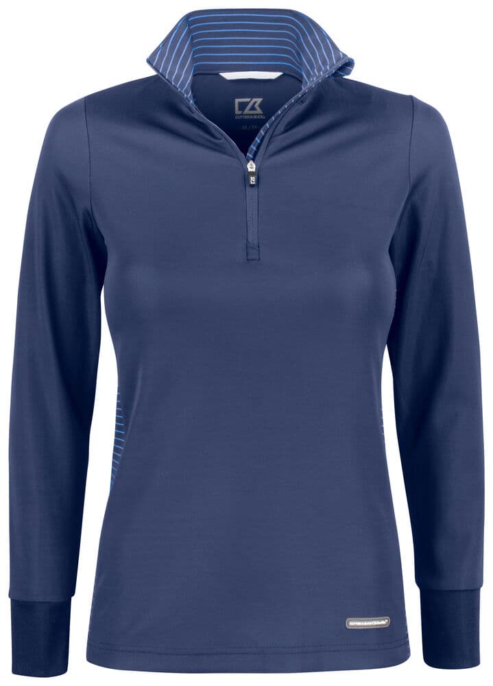 Pull demi-zip Cutter & Buck Traverse femme