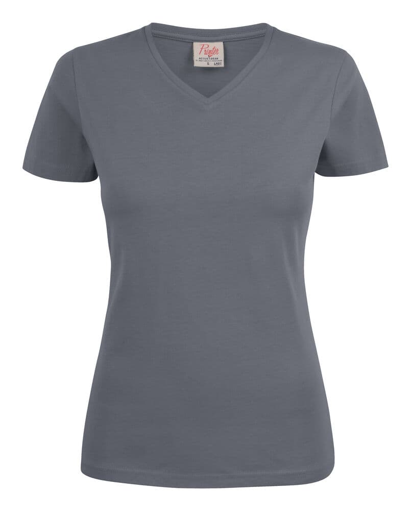 Heavy T-Shirt Col V Femmes