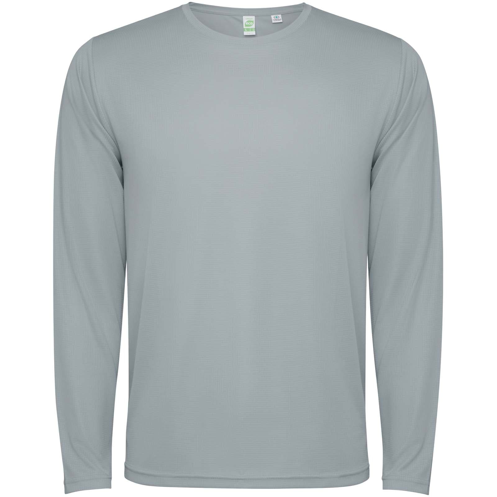 T-shirt de 125 g/m² Estoril à manches longues pour enfant coloris Gris