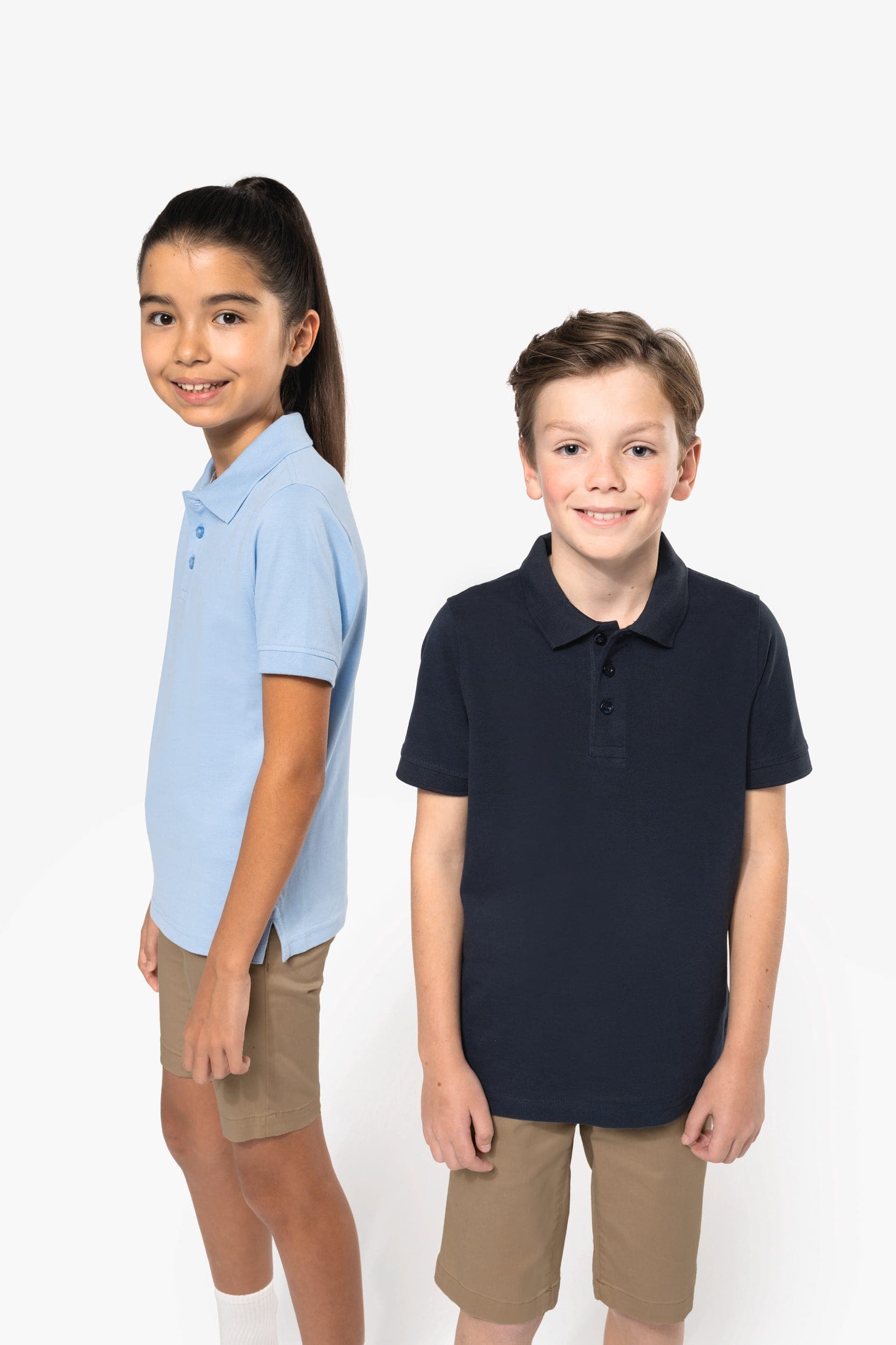 Polo manches courtes enfant en situation