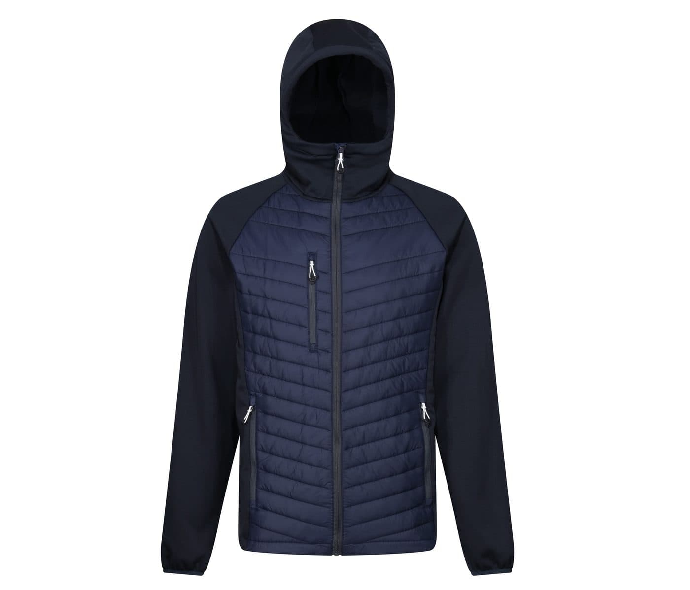 MEN'S NAVIGATE HYBRID JACKET coloris Marine / Gris Seal