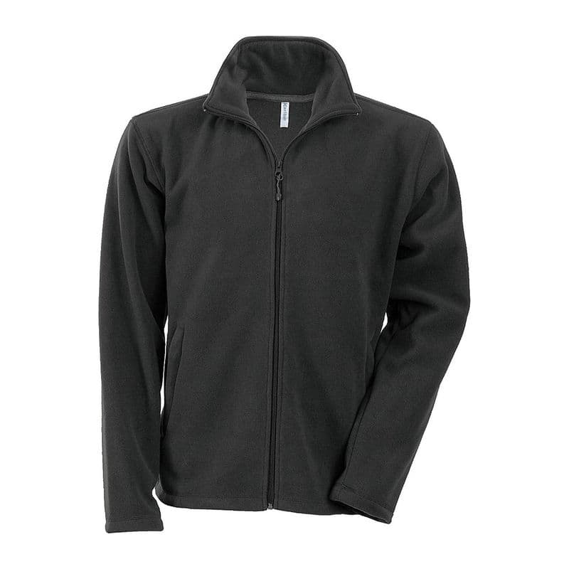 FALCO - FULL ZIP MICROFLEECE JACKET coloris Gris foncé