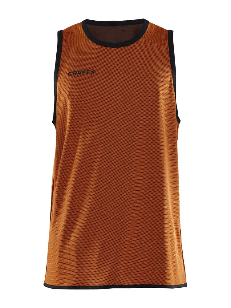 Craft Progress reversible basket singlet m coloris Marron / Orange