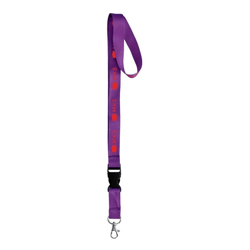 CORDON TOUR DE COU / LANYARD 2X85+10 CM en situation