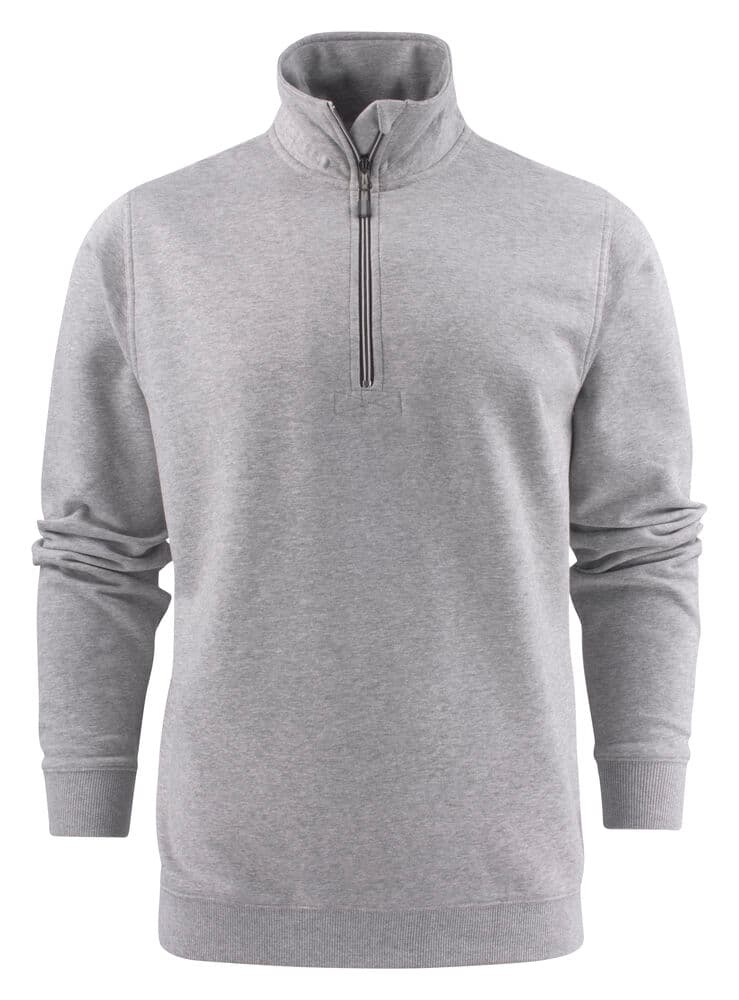 Rounders RSX Sweat Demi-Zip Unisexe coloris Gris Mélangé