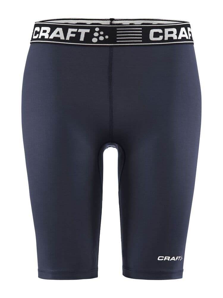 Craft Pro control compression shorts tights uni coloris Bleu marine