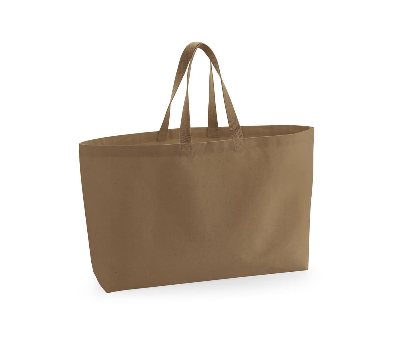 OVERSIZED CANVAS TOTE BAG coloris Caramel