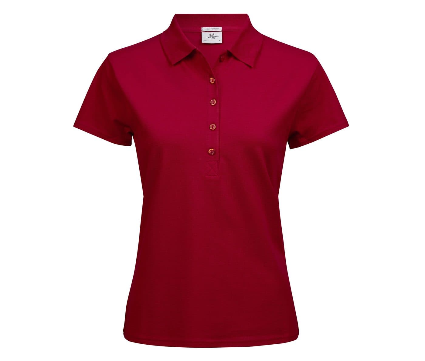 LADIES LUXURY STRETCH POLO coloris Rouge