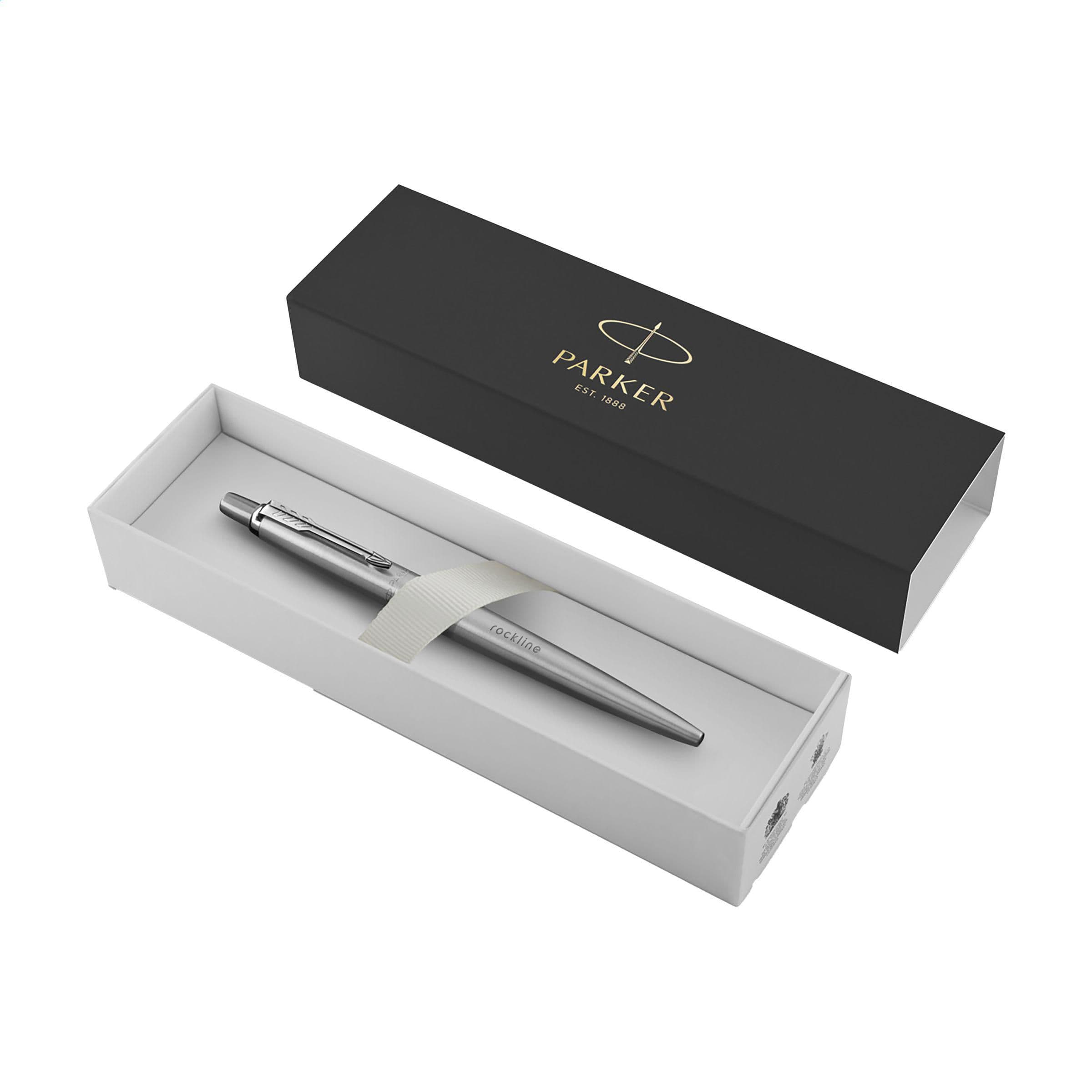 Stylo à bille Parker Jotter acier inox bleu