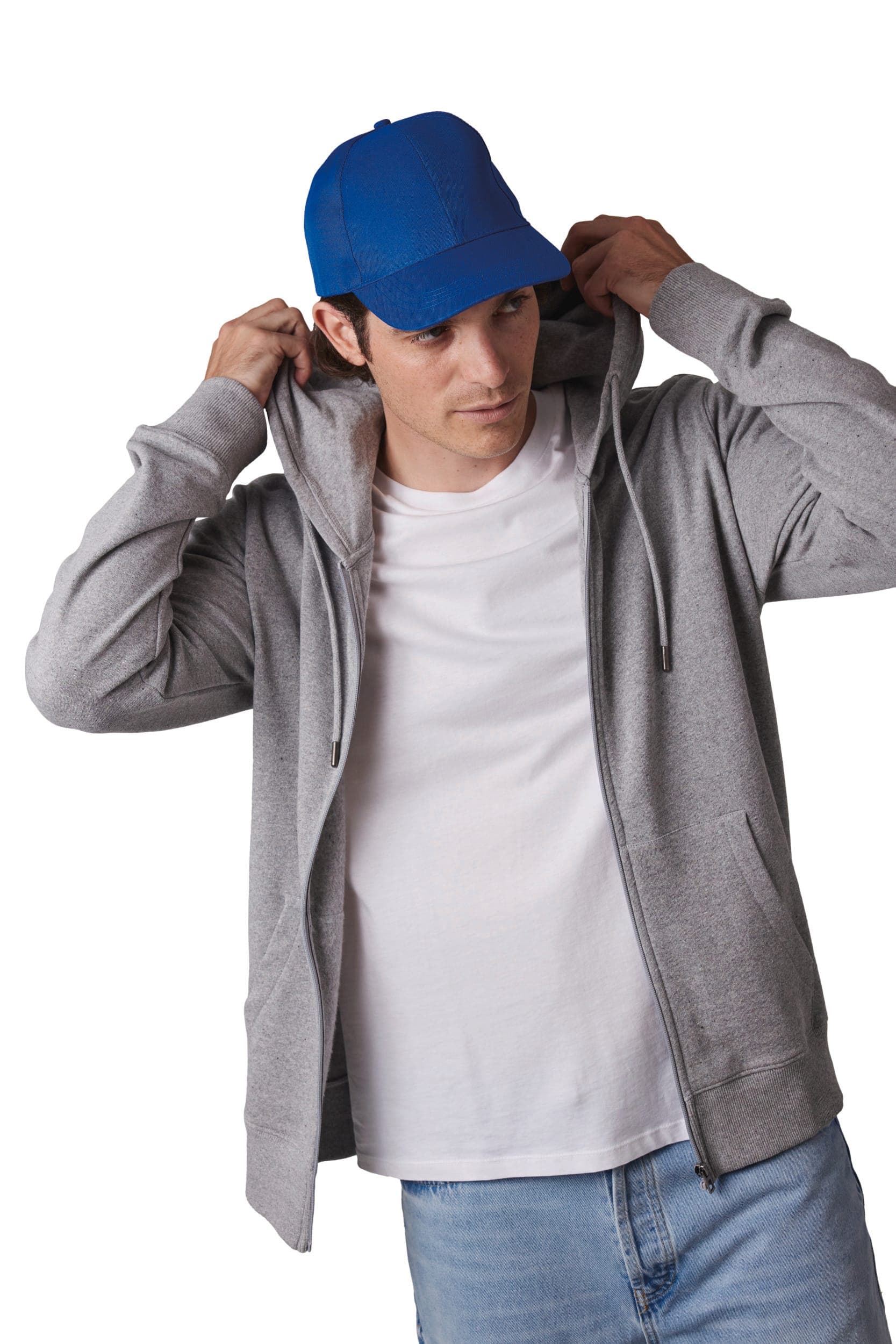 Casquette polyester - 6 panneaux en situation