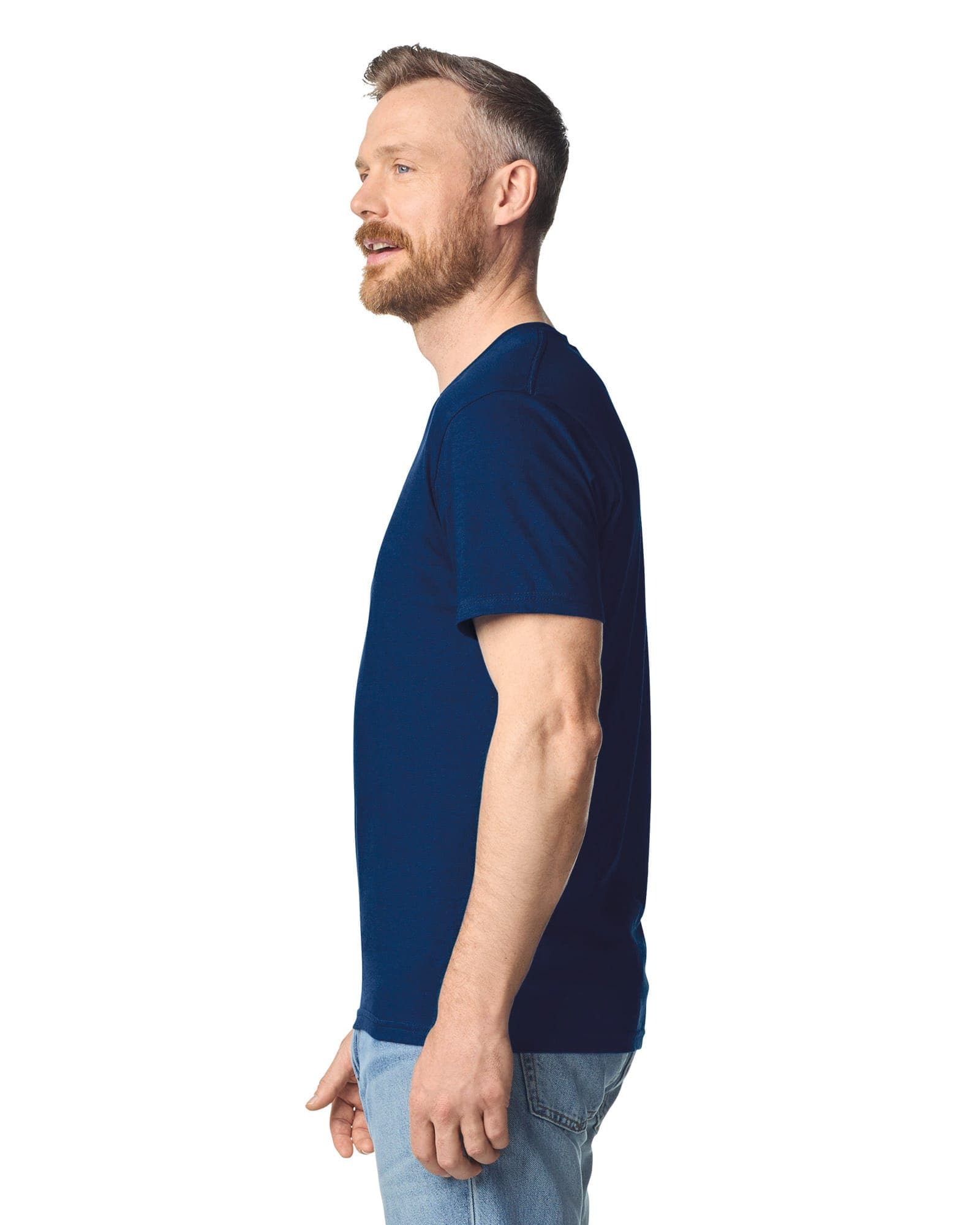 T-shirt homme col v Softstyle en situation