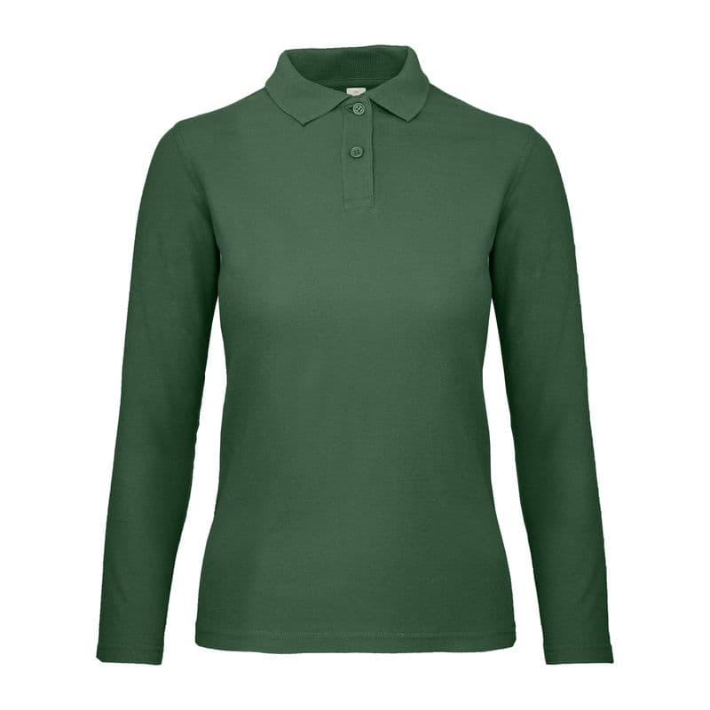 B&C ID.001 LSL /WOMEN coloris Vert bouteille