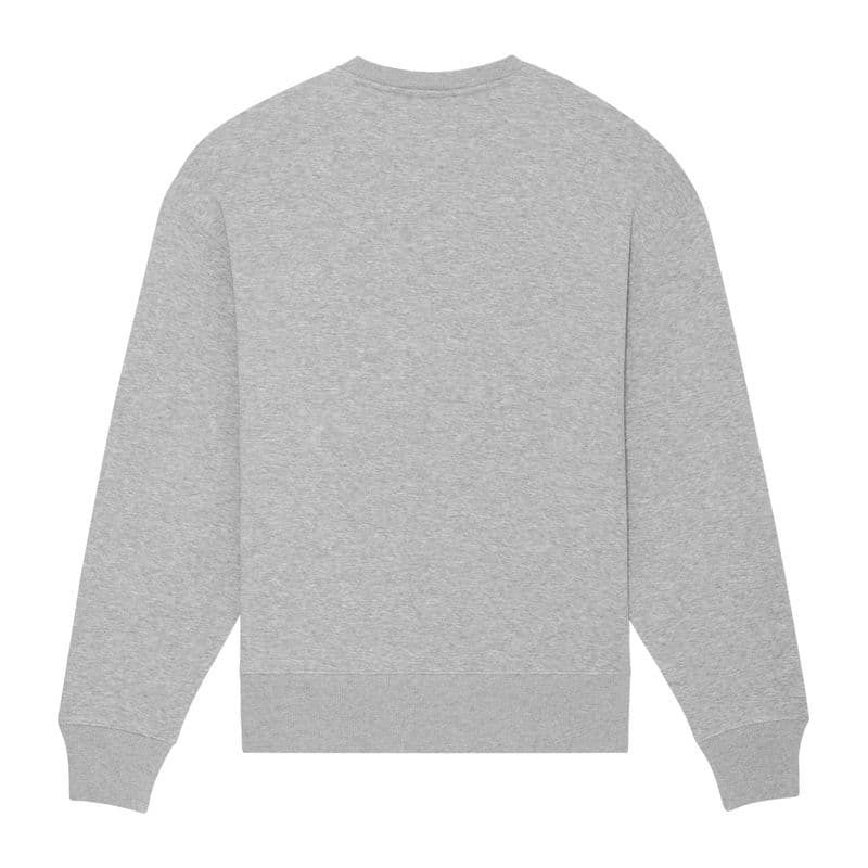 Radder unisex relaxed sweatshirt coloris Gris chiné