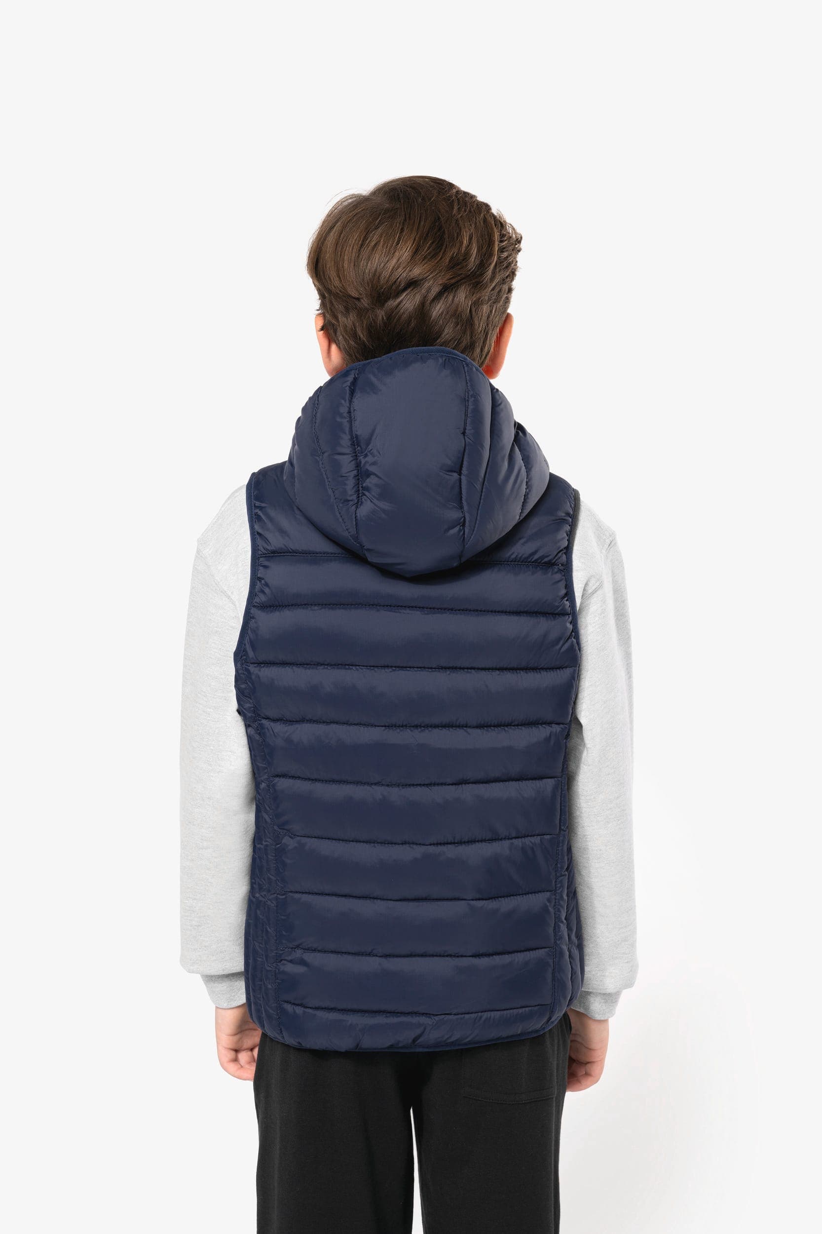 Bodywarmer à capuche enfant en situation