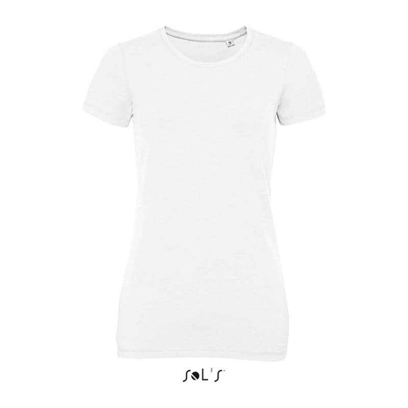 SOL'S MILLENIUM WOMEN - ROUND-NECK T-SHIRT coloris Blanc