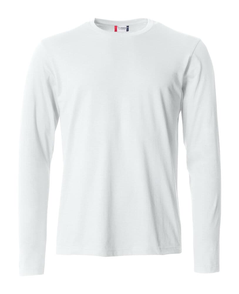 Clique Basic-T L/S coloris Blanc