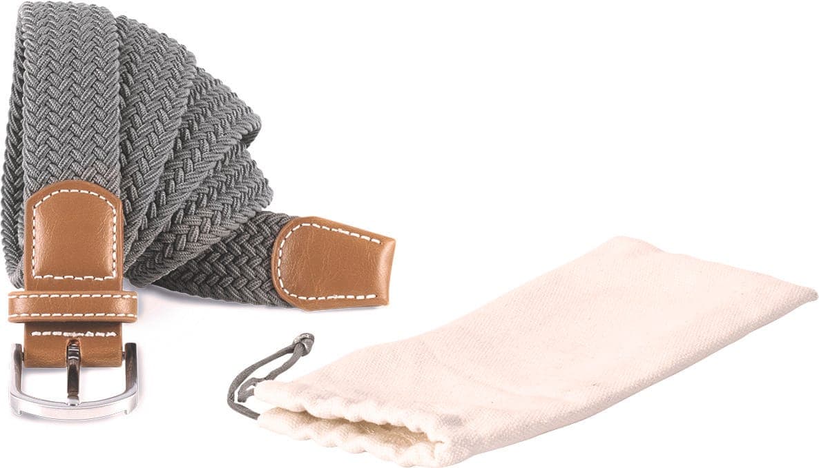 Ceinture tressée élastiquée en situation